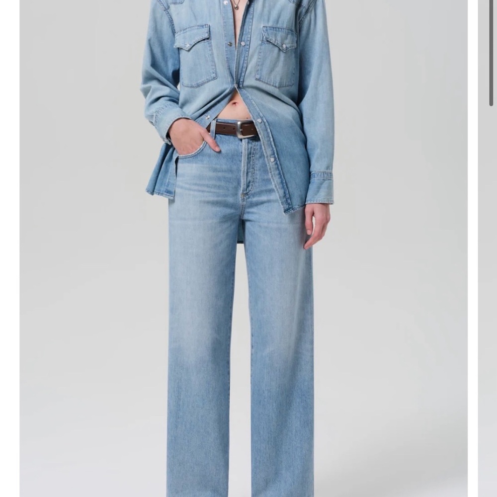 Citizens Of Humanity Light Blue Flare Jeans (Annina 30inch length)